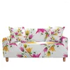 Housses de chaise 3D Floral tournesol imprimé housse de canapé élastique extensible sectionnel canapé housse pour salon décor Funda Elastica