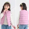 Gilet pour enfants gilet pour enfants épaissis les vêtements d'extérieur chauds pour 2-12 ans garçons d'automne Girls Down Cotton Sous-manches vestes 221109