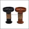 Altri accessori per fumatori Ciotola per narghilè monoforo in ceramica con testa anti corda Shisha Phunnel Chicha Nargile Drop Delivery Home Garden H Dhpg5