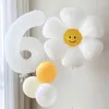 Party Decoration Happy Birthday Daisy Flag Bunting Garland Balloon Girl First Accessories