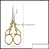 Craft Tools Arts Crafts Gifts Garden Home Garden Aço inoxidável Vintage Scissor Cutter Bordter Border