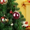 Party Decoration Year Wedding Christmas Baubles Clear Balls Pingente Pingnder Plástico, árvore de Natal pendurada em casa Presente de ornamento