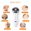 Strumento di bellezza Uso domestico Mini Ultrasonic Bipolar RF Radio Frequency Machine Face Lifting Ringiovanimento della pelle Hifu Anti Rughe Dispositivo di serraggio