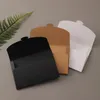 Boîtes d'emballage cadeau 4x6 pouces Noir Blanc Carton Photo Emballage Boîte Kraft Carte Postale Enveloppe Photos Paquet Cas ZA5215