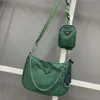 Modna torba nylon pochette turbor luksurys portrerzy Projektanci klasyczni torby retedycji lady damski crossbody hobo ramię 2224M