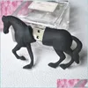 Diğer Sürücüler Depolar Gerçek Kapasite Yaratıcı Koleksiyon Black Horse 16GB128GB U Disk Kalem Drivel USB Flash 2 0 Damla Teslimat Compu Dhvdi