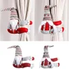 Decorações de Natal Papai Noel Claus Elk Curtain Buckle Doll Ornament Merry Decoration for Home Xmas Gifts Navidad Ano 2023 221109