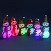 Christmas Snowman Style LED Night Lights Colorful Nights Lamp Xmas Tree Decorations Light