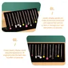 Jewelry Pouches Display Organizer Necklace Tray Pad Insert Stand Case Storage Showcase Hanger Holder