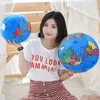 1pc 24cm Creative Kawaii Globe Cuddle recheado suave decoração de casa fofa presente Ldren Kids Melhor presente de aniversário J220729