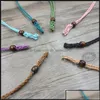 Pendant Necklaces Pendant Necklaces Ecofriendly 100 Linen Cord Bead Necklace Interchangable Rame Crystal Pouch Net C3 Drop Deliv Dhs Otudb