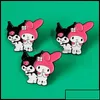 Pin Spille Pinsbrooches Gioielli Cute Melody And Bad Cool Lomi Spilla Animazione Fantasy Magic Badge Pin Regalo per buoni amici Drop Otett