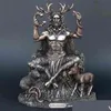 Arts And Crafts Resin Statues Cernunnos Sitting Statue Scpture Celtic God Figure Underworld For Home Garden Decoration 210727 Drop D Dhneg