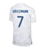 2022- 2023 Benzema Mbappe Soccer Jerseys Player Version Griezmann Pogba 22 /23 French Coupe du Monde National Team Francia Giroud Fans Kante Football Shirts