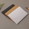 Caixas de embrulho de presente 4x6 polegadas de papel￣o branco preto caixa de embalagens de embalagem kraft postcard envelope fotos pacote de pacote za5215