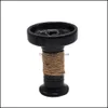 Altri accessori per fumatori Ciotola per narghilè monoforo in ceramica con testa anti corda Shisha Phunnel Chicha Nargile Drop Delivery Home Garden H Dhpg5