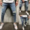 Men's Jeans Men Military Work Cargo Camo Combat Plus Size Pant Side Stripe Hip Style Streetwear Trousers Casual Camouflage Streetw