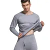 MEN039s biancheria intima termica 2022 Men39s Long Johns Set autunno inverno Caldo vestiti spessi per uomo Sump Suit M4XL4752327