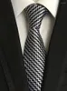 Bow Ties 2022 Patlama Modelleri Moda yüksek kaliteli polyester malzeme 8 cm ipek kravat erkekler jakard kumaş düğün takım elbise partisi