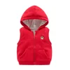 Gilet À Capuche Enfant Zip Enfants Polaire À Capuche Gilet Chaleur Confort Bébé Filles Garçons Vestes No-Pilling Enfants Survêtement 1-7 Ans 221109