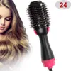 Um passo secador de cabelo volumizador salão ar paddle estilo escova gerador íon negativo alisador cabelo modelador q1204222z6169206