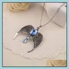 Pendant Necklaces Ravenclaw Necklace Pendants Horcrux Crown Diadem Pendant Jewelry For Women Wholesale Chains Necklaces Drop Delivery Dhqhu