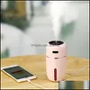 Other Household Sundries Usb Car Humidifier 200Ml Office Aroma Essential Oil Diffuser Home Air With Led Night Lamp Drop Delivery Gar Dhaxl