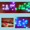 Trädgårdsdekorationer LED Christmas Light Cherry Blossom Tree 480pcs BBS 1 5M/5ft Höjd inomhus eller utomhusanvändning Drop Rainproof Leverans Dhmee