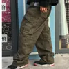 Erkekler Pantolon 2022 Bahar Sonbahar Erkek Kargo Sıradan Multi Cepler Askeri Taktik Erkek Dış Giyim Gevşek Düz Uzun Pantolon T376