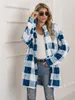 Giubbotti da donna Fitshinling Cappotti invernali vintage Plaid Caldo Arrivo Moda Soprabito Abbigliamento femminile Peluche Cappotto morbido 221109