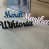 Juldekorationer Personlig träskylt anpassad EN S 3D Word Cut Outs hylldekor Freestanding Letters 221109