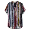 Camisas casuais masculinas macacão masculino mass de verão tira de colarinho de colarinho de manga curta camiseta top mock pescoço t