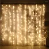 Cordes BEIAIDI 8X3M 10X3M rideau glaçon LED guirlande lumineuse en plein air noël scintillant fée mariage toile de fond fenêtre