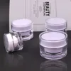 Produkt 5G 10G 15G 20G 30G Cream Jar PP PMMA Airless Refillable Cosmetic and Bottle With Pump Lids