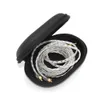 driveline retail KZ Earphones Case Oval Storage Bag Headphones Storage Box Black Portable Hold For AS10 ZS10 ZST ES4 EDR1 ED9