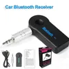 Universal 3,5 mm Bluetooth Car Kit A2DP Wireless FM Transmetteur AUX Audio Music Receiver Adapter Handsfree with Mic for Phone MP3 Retail Package