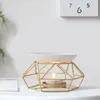 Candle Holders Aromatic Oil Geometric Ceramic Essential Holder Wax Melt Warmer Melter fragrance for Home Offi 221108