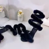 Rene Caovilla Margo Leather and Fur Heels Sandals Rhinestone منجم الثعبان المصنوع من الصنادل المصممين المصممين في الكاحل