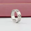 Liebesschraubenring, Herrenringe, klassischer Luxus-Designerschmuck, Damen-Titanstahl, Legierung, vergoldet, Gold, Silber, Rose, verblasst nicht, nicht allergisch, 6 mm