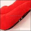 Coussin / Oreiller Décoratif Sequin Lèvres Coussin Sirène Oreillers Rouge Sier Bouche Voiture Canapé Salon Café Décor Coussins Drop Delivery Dhmit