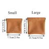 Mini sac à cosmétiques Portable à fermeture automatique, sacs à rouge à lèvres en cuir Pu souple, pochette de maquillage solide, sac de rangement de voyage pour femme