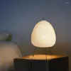 Lampy stołowe japoński projekt Akari Noguchi Yong lampa papier ryżowy stojący salon Home Decor studium sypialnia oświetlenie barowe oprawy