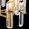 Pendelleuchten, einfache Kupfer-Kronleuchter, Luxus-Kristall-LED-Lampe, hochwertige atmosphärische, antiseptische Allgleiches für Schlafzimmer/Esszimmer/Flur