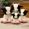 35455565Cm Kawaii Vache Pet Poupée En Peluche Animal Mignon En Peluche Jouet Pour Ldren Filles Amant Anniversaire Cadeau De Noël Oreiller J220729