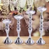 Candle Holders Imuwen Gold 50cm 20 "Metal Stick Flower Vase Table Centerpiece Event Rack Road Wedding Decor 221108