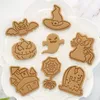 Stampi da forno a Pasqua Halloween Natalizia Cascini per biscotti set 3D Stampo per animali Plastica Stamping strumenti di pasticceria Colore casuale