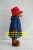 Red Hat Brown Teddy Bear Mascot Costume Grizzly Bears Adult Cartoon Character Opening Ceremony Annual Symposium zz7891