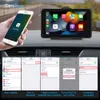 Universal 7 '' Araba Radyosu Multimedya Video Çalar Nissan Toyot2752 için Kablosuz Carplay ve Kablosuz Android Otomatik Dokunmatik Ekran