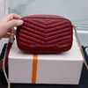 Y Designer Fashion Lou Bag Klasyczne małe kosmetyczne torby akcesoriuj ze skórzaną frędzlą luksusowy crossbody portfel kawiorowa torba łańcucha kawioru