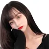 Hair Lace Wigs Female Air Bangs Thin Hand Woven Real Wig Invisible Breathable Sea Hair Receiving Film